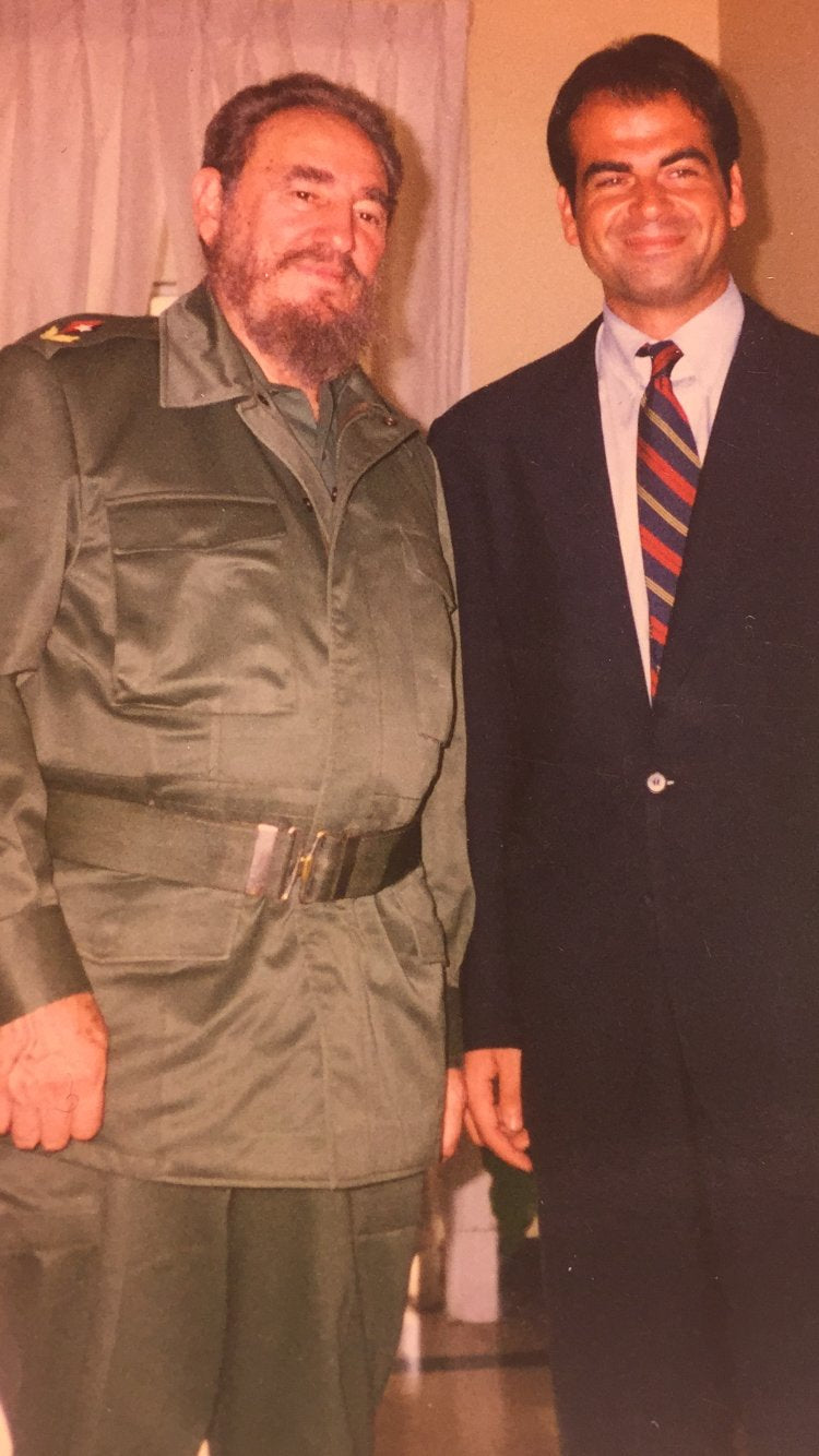 Küba Devrimci Lideri Castro ve Gökhan Eşeli (Havana 1997)