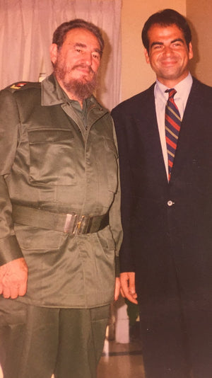 Cuban Revolutionary Leader Fidel Castro and Gökhan Eşeli (Havana, 1997)