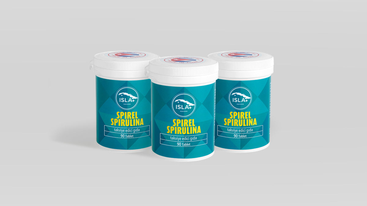 Spirel Spirulina 3'lü paket