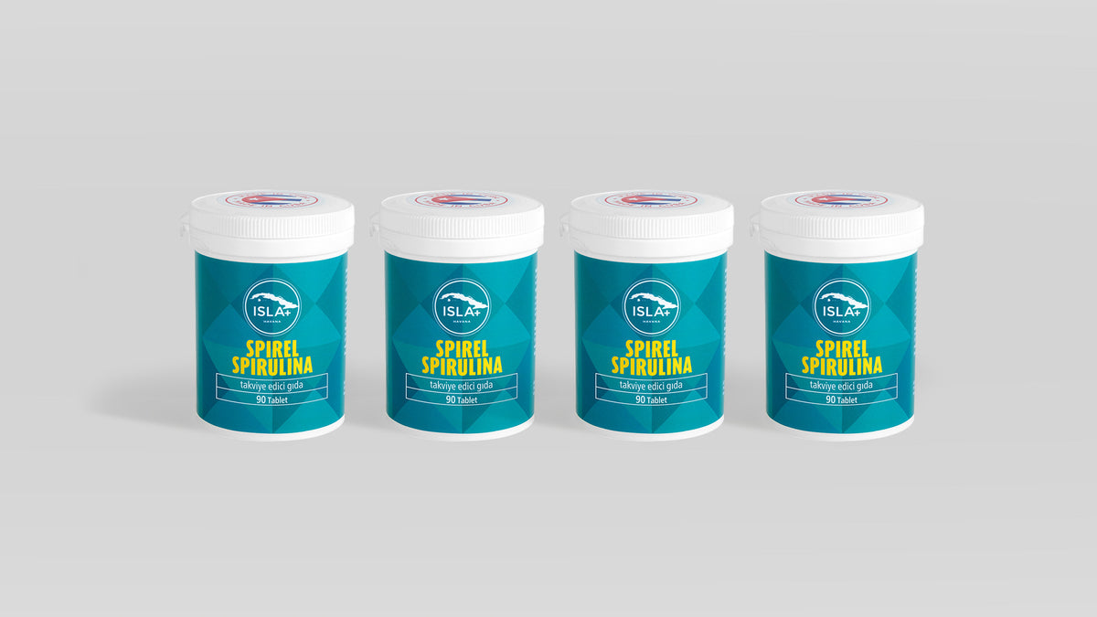 Spirel Spirulina 4'lü paket